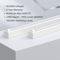 Plafonnier LED 3CCT 3000K-5000K Commutable AC220V IP20 CRI80 50000H Garantie 5 ans Couvercle PC Alliage d'aluminium