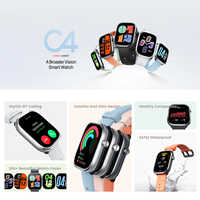 Montre intelligente Mibro C4 de haute technologie avec podomètre, télécommande, accéléromètre, suivi d'activité, fonction d'alarme