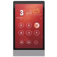 Nouvelle Interface d'Interphone Semi-Intégrée 2024 Tout-en-un avec Écran Tactile TFT 10,1 pouces en Verre Trempé pour Ascenseur Moderne