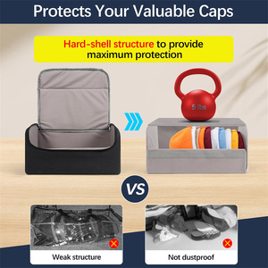 Waterproof <b>Cap</b> Carrier Case for 9-12 PCS <b>Baseball</b> <b>Caps</b> Hat Organizer Travel Portable Hat Storage Holder <b>Bag</b> - Product Image 3