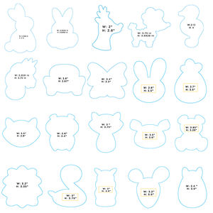 Ensemble de moules <span class=keywords><strong>à</strong></span> biscuits en pâte <span class=keywords><strong>à</strong></span> sucre Sweet Sugarbelle Animal de American Crafts pour glaçage royal - Product Image 3