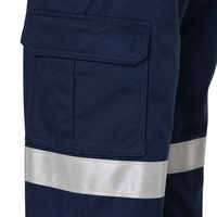 Combinaisons et chemises de travail respirantes en coton, design classique, haute visibilité, construction réfléchissante, coupe confortable, impression de logo