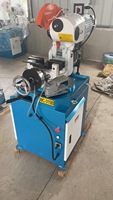 Machine de découpe de tuyaux pneumatique semi-automatique avec roulement pour tuyaux en acier au carbone galvanisé et carrés/ronds