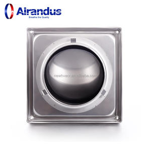 NUEVO HVACR SUA Rejilla externa de acero inoxidable Brida de retorno Ventilación de pared Entrada de aire Rejilla de aire Tapa de tubería Rejilla de ventilación Exterior Rejillas de ventilación - Product Image 1