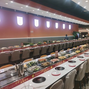 Bán Buôn Tùy Chỉnh Tốc Độ Có Thể Điều Chỉnh Sushi Train Và Băng Tải Sushi Bảng Với Sushi Băng Tải Vành Đai Cho Nhà Hàng - Product Image 3