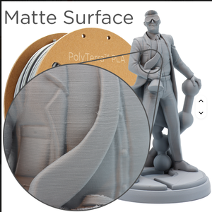 Filamento de Impresión 3D Polymaker PolyTerra PLA a Base de Bioplástico, Filamento PLA Mate, Filamento de 1.75/2.85mm - Product Image 5