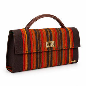 Sac à main Midi Ozoza personnalisable, cuir vegan multi-couleurs effet croco, accessoire de mode pour femmes - Product Image 3