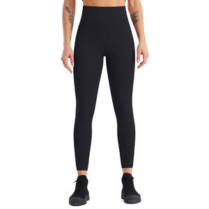 Leggings en tissu brossé pour femmes Gym Fitness taille haute bout à bout respirant Sport Compression Yoga pantalon - Product Image 3