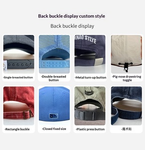 Gorras de Béisbol de Lona de 6 Paneles con Bordado a Máquina de Camuflaje Personalizado X&<span class=keywords><strong>K</strong></span> para Hombre - Gorras de Algodón Ajustables con Letras Modernas para el Verano - Product Image 6