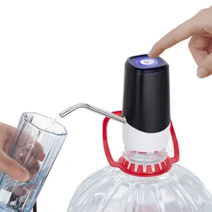 Dispensador de botellas de agua eléctrico, multicolor, automático, recargable por USB, batería de litio de alta capacidad