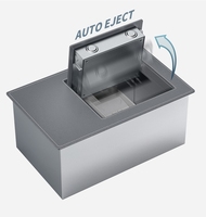 Meubles de maison acier écran tactile secret mot de passe boîte privée argent caché bijoux haut ouvert armoire serrure à empreintes digitales coffre-fort