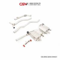Tuyau d'échappement en acier inoxydable avec catalyseur et silencieux pour BENZ W206 C200 C260 1.5T