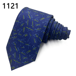 Poliéster Novedad Matemáticas Química Constelación Diseños Mens Casual Corbatas Fabricante - Product Image 4