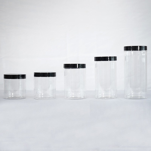 Mẫu miễn phí Pet Cookie mật ong nhựa Jar với vít cap đối với thực phẩm - Product Image 2