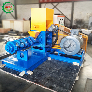 Machine d'extrudeuse de soja maïs blé <span class=keywords><strong>orge</strong></span> soja poisson farine ingrédients flottant poisson alimentation ligne d'extrusion à vis unique machines - Product Image 1