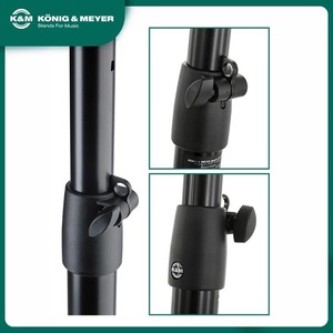 K M 24471 Floor Standing <b>Speaker</b> <b>Stand</b> Metal Monitor Support Mount - Product Image 5
