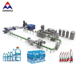 Mesin pengisi botol air yang dimurnikan otomatis air murni Mineral mengisi mesin pembotolan kemasan lini produksi