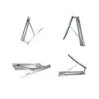 Support de table pliable mural triangulaire à angle réglable en acier inoxydable robuste