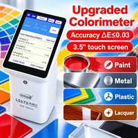 Colorimètre portable Linshang LS173 avec Bluetooth, ouverture de 8 mm, lecteur de couleur numérique pour l'inspection de la peinture, du plastique et du textile