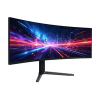 Écran LCD incurvé de 49 pouces, 165 Hz, 5120*1440, 32:9, super large, HDR, anti-lumière bleue, moniteur de jeu avec lumière respirante
