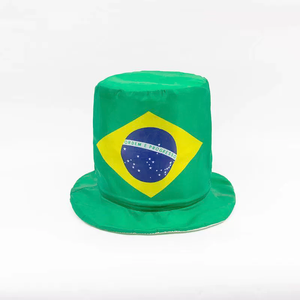 Hannuo 2026 Popolare Set di Bandiere Brasiliane per Tifosi di Calcio, Portachiavi, Occhiali da Sole, Cappello da Festa, Bandierina per Promozione - Product Image 4