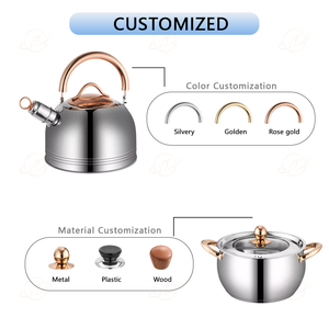 Set di Pentole Billion in Acciaio Inox 201, Pentola per Zuppa Rinforzata, Set da 6 Pezzi con Doppio Fondo per Piano a Induzione - Product Image 4