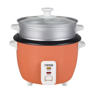 Ricco Retro Drum Electric Rice Cooker Measuring Cup Glass Lid Non-Stick Inner Pot Multi Sizes Fast Cooking GS CE ROHS ETL UKCA - Product Image 3
