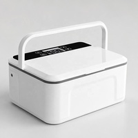 Boîte de refroidissement portable moderne pour insuline, rechargeable, à semi-conducteurs, pour voiture, maison, réfrigérateur médical pour vaccins et médicaments