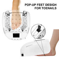 Lampe à ongles LED UV professionnelle CMNAIL, électrique, avec capteur tactile automatique, multi-minuterie, séchage rapide, pour usage domestique, adieu l'expérience de salon