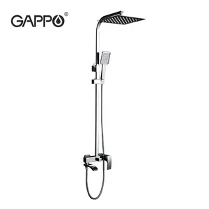 Gappo Hot and cold bathroom shower system four function shower sets brass shower faucet G2407