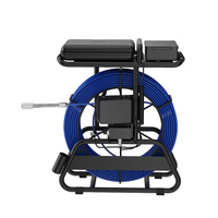 50m 360 degrés rotation double caméra tête égout serpent vidange caméra étanche pour inspecter les tuyaux avec localisateur 512HZ