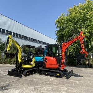 Kostenloser Versand CE EPA <span class=keywords><strong>Mini</strong></span>-Bagger 3,5 Tonnen 3 Tonnen Raupenbagger Erdbewegungsmaschine - Product Image 2