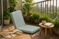 Multifunktionaler Klappbarer Moderner Stoff-Bodenkissen-Stuhl Sofa Faulenzerstuhl Klappbarer Balkon-Sessel