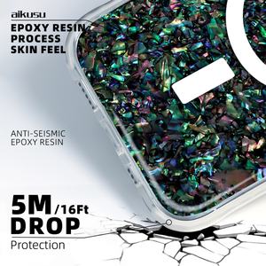 Funda Personalizada para Teléfono con Perlas para iPhone, Mate Transparente, TPU, TPE, PC, 3 en 1, Magnética, para iPhone 16, 15, 14, 13, 12 Pro Max - Product Image 3