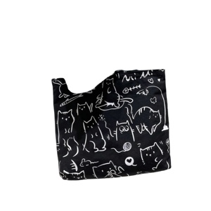 Custom Eco Canvas Handbags with Silk-screen Printed Logo Ribbon & Rope Handles Reusable Shopping <b>Totes</b> Custom Sizes Available - Product Image 1