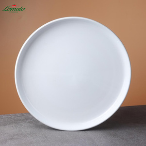 Vente en gros d'assiettes en céramique grises rondes pas cher 10.5 pouces Offre Spéciale assiette alimentaire en céramique prêt à expédier plaques en céramique indiennes pour le soudage - Product Image 5