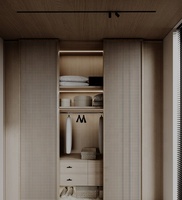 Armoire de chambre et coiffeuse autoportante en bois moderne sur mesure, écologique et durable, à poser au sol |   Meubles de chambre à coucher
