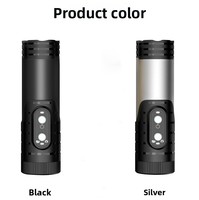 Cámara Deportiva 4K HD WiFi con Linterna, Cámara para Casco, Antivibración, Impermeable, con Tarjeta TF, Grabadora para Motocicleta
