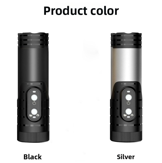 4K HD WiFi Sports Camera Flashlight Helmet Camera Anti-shake Waterproof TF Card Riding Motorcycle Recorder