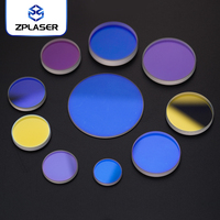 ZPLASER D21.5 * 2MM Fiber Laser Machine Accessoires Quartz Laser Lentille De Protection Fenêtres Pour Tête De Coupe Precitec