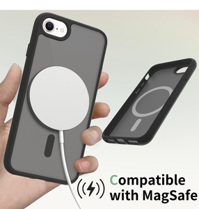 Custodia di Lusso Traslucida per Cellulare con Anello Magnetico Sensazione Pelle per <span class=keywords><strong>iPhone</strong></span> 7 / <span class=keywords><strong>8</strong></span> / <span class=keywords><strong>SE</strong></span> / SE2 / SE3 Cover Personalizzata - Product Image 5