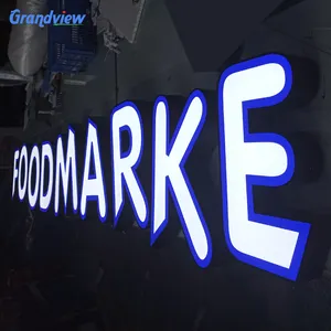 Acrylic 3d cheap large plastic letters