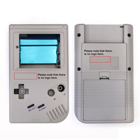 Kit d'écran LCD HISPEEDIDO 2,5 pouces en niveaux de gris pour GameBoy GB DMG, même taille d'affichage, installation facile, menu OSD intégré.