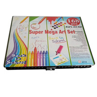 Ensemble d'art aquarelle professionnel de 168 pièces, 168 pièces, stylo marqueur de coloriage pour l'école