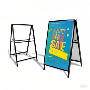 Reversible Anti Wind ein Rahmen Zeichen Immobilien Promotions Outdoor Marketing Display - Product Image 1