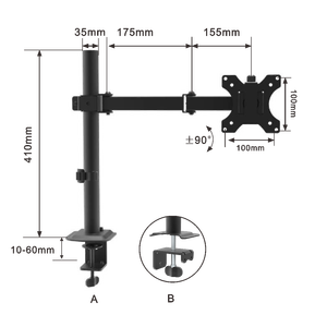 Giá đỡ màn hình <span class=keywords><strong>LCD</strong></span> máy tính bán buôn 15-32 inch, giá đỡ bàn, giá đỡ tay cho văn phòng - Product Image 3