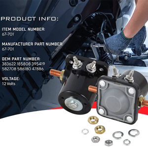 Relais électromagnétique MY 12V pour démarreurs de moteurs hors-bord, numéro de pièce 383622 395419 582708 586180 - Product Image 1