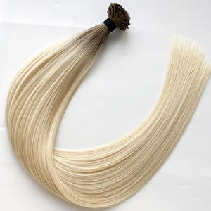 Usine directe double cuticule dessinée intacte 100% cheveux humains k pointe cheveux humains russes k pointe cheveux double dessiné - Product Image 5