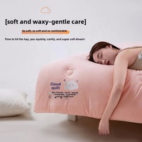 Couette Nuage de Marshmallow Super Confortable avec Tissu Ultra-doux Respirant Lavable Couette Douillette Toutes Saisons
