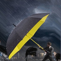 Parapluie de Golf Double couche résistant au vent et à la pluie ensoleillée, à Double usage, surdimensionné, automatique, à Long manche, vente en gros, Offre Spéciale